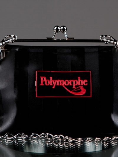 striped-latex-purse