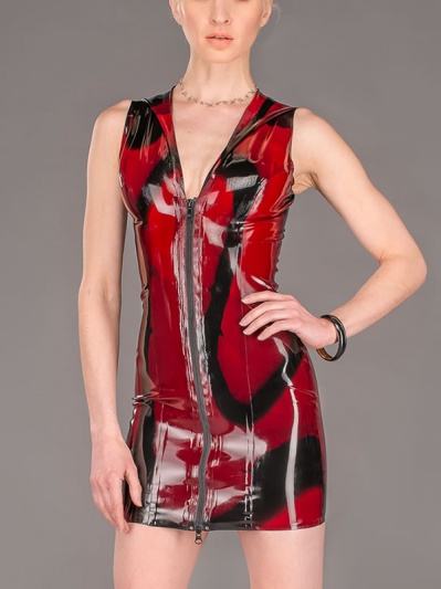 marbled-latex-hoodie-dress-2