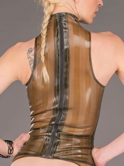 striped-latex-sleeveless-princess-top-bk